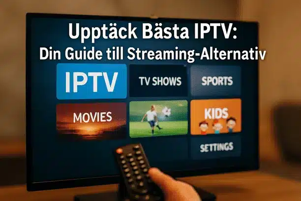 Bästa IPTV: Din Guide till Streaming-Alternativ